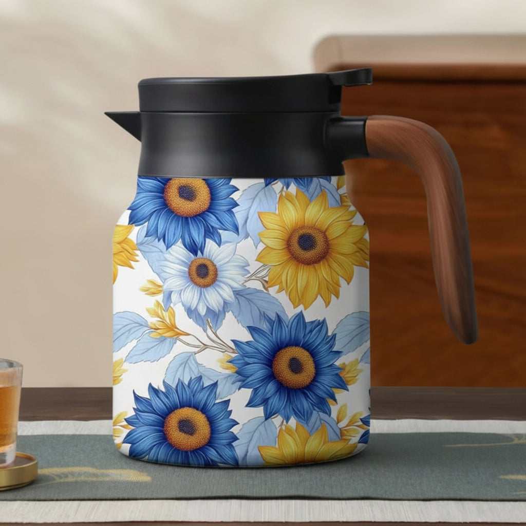 Tea Kettle Thermos Teapot Infuser Insulated Hot Drink Jug