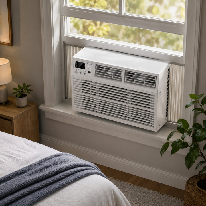 Window AC Unit Smart Cooling Quiet Room Air Conditioner