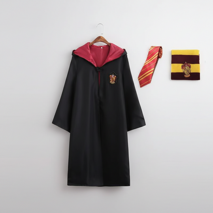 Wizard Costume Cloak Wand Glasses Accessories Kids Adults