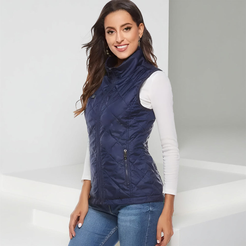 Dámská vyhřívaná vesta elektrická zimní venkovní teplá vesta