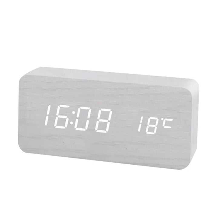 WoodLume | Réveil en bois avec affichage numérique à LED 6