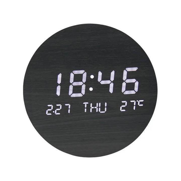 WoodenWake | Horloge de bureau LED écologique 6