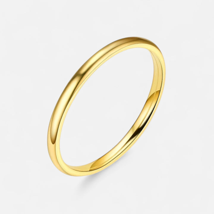 Celzoir | Bague Classy Homme Sphérique en Acier Inoxydable – Design Contemporain et Finition Polie