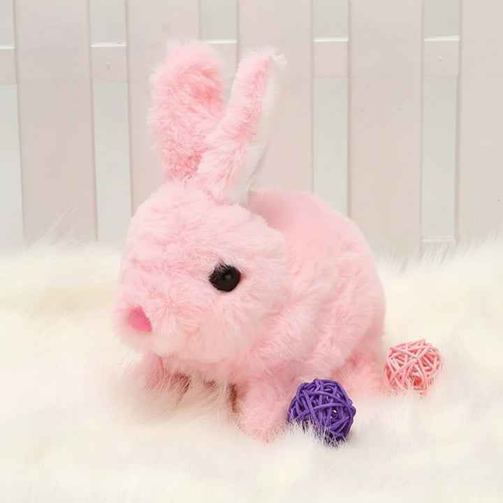 Plush Bunny Toy Interactive Walking Rabbit Sound Kids