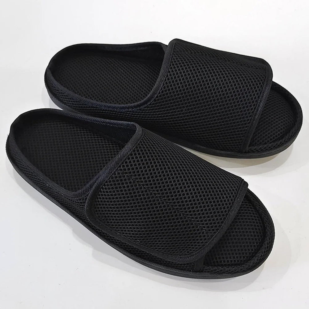 Adjustable Open-Toe Slippers For Diabetic Swollen Feet - Image 3