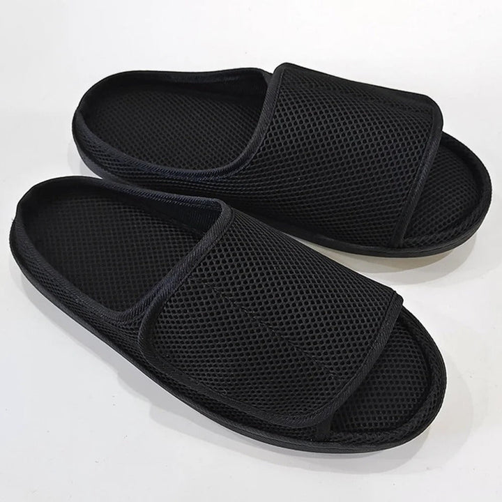 Adjustable Open-Toe Slippers For Diabetic Swollen Feet - Image 3