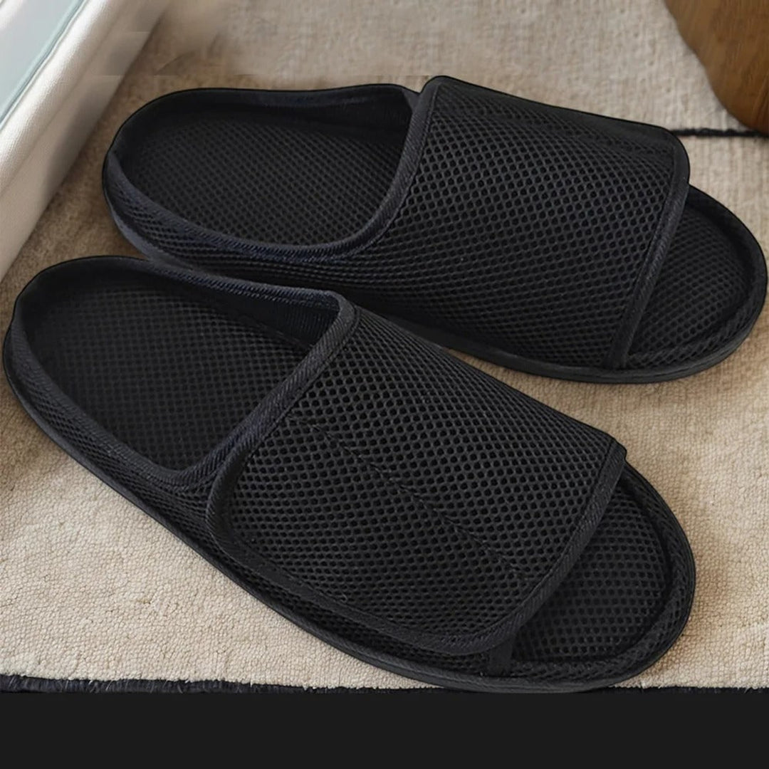 Adjustable Open-Toe Slippers For Diabetic Swollen Feet - Image 4