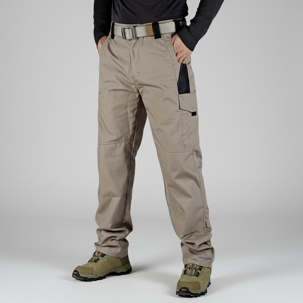 Pantaloni Cargo da Trekking Uomo con Tasche per Attività Outdoor