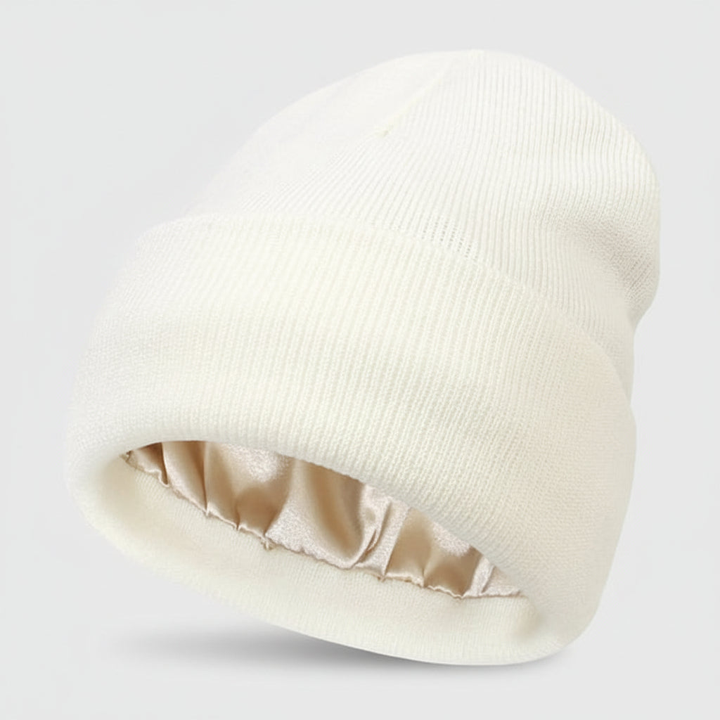 Hiking Beanie Hat Womens Warm Knit Soft Stretch Winter Cap