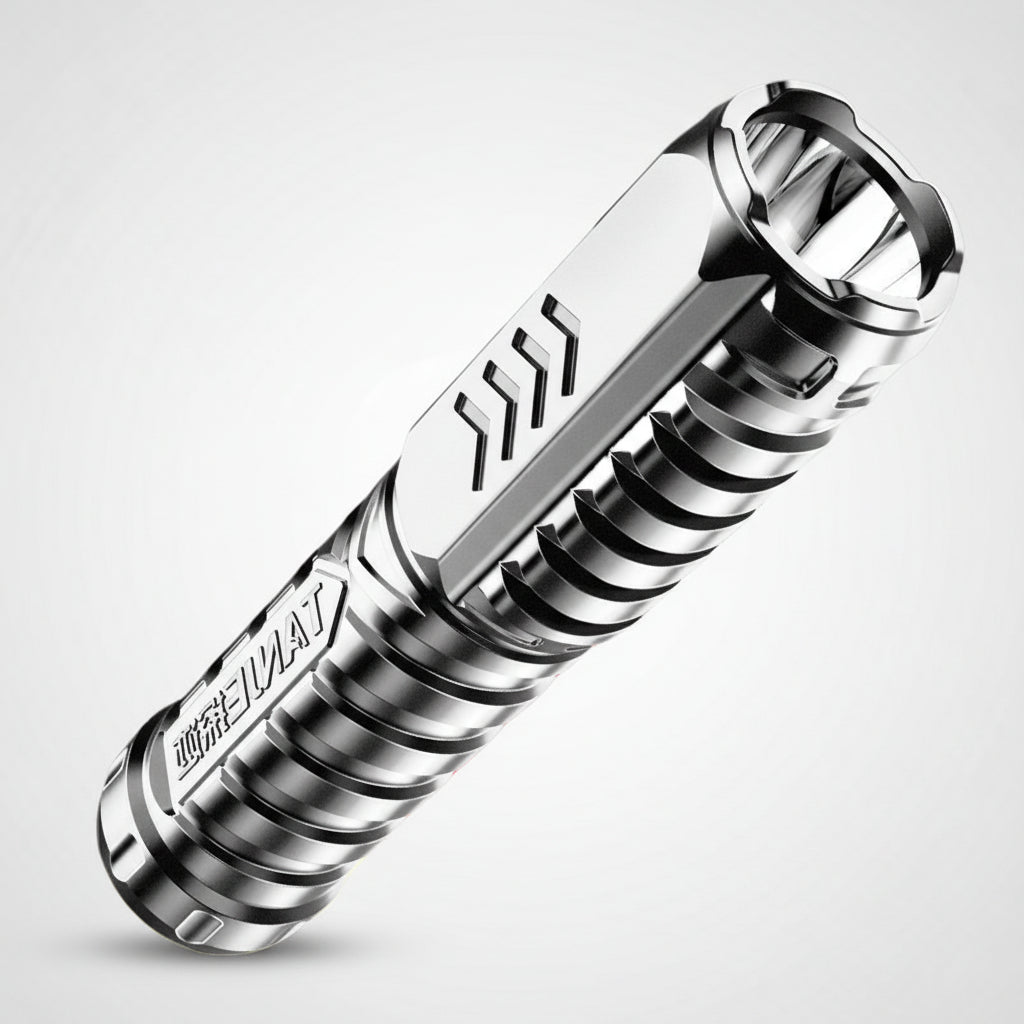 Hiking LED Flashlight High Lumen 1500M Waterproof Tactical Light
