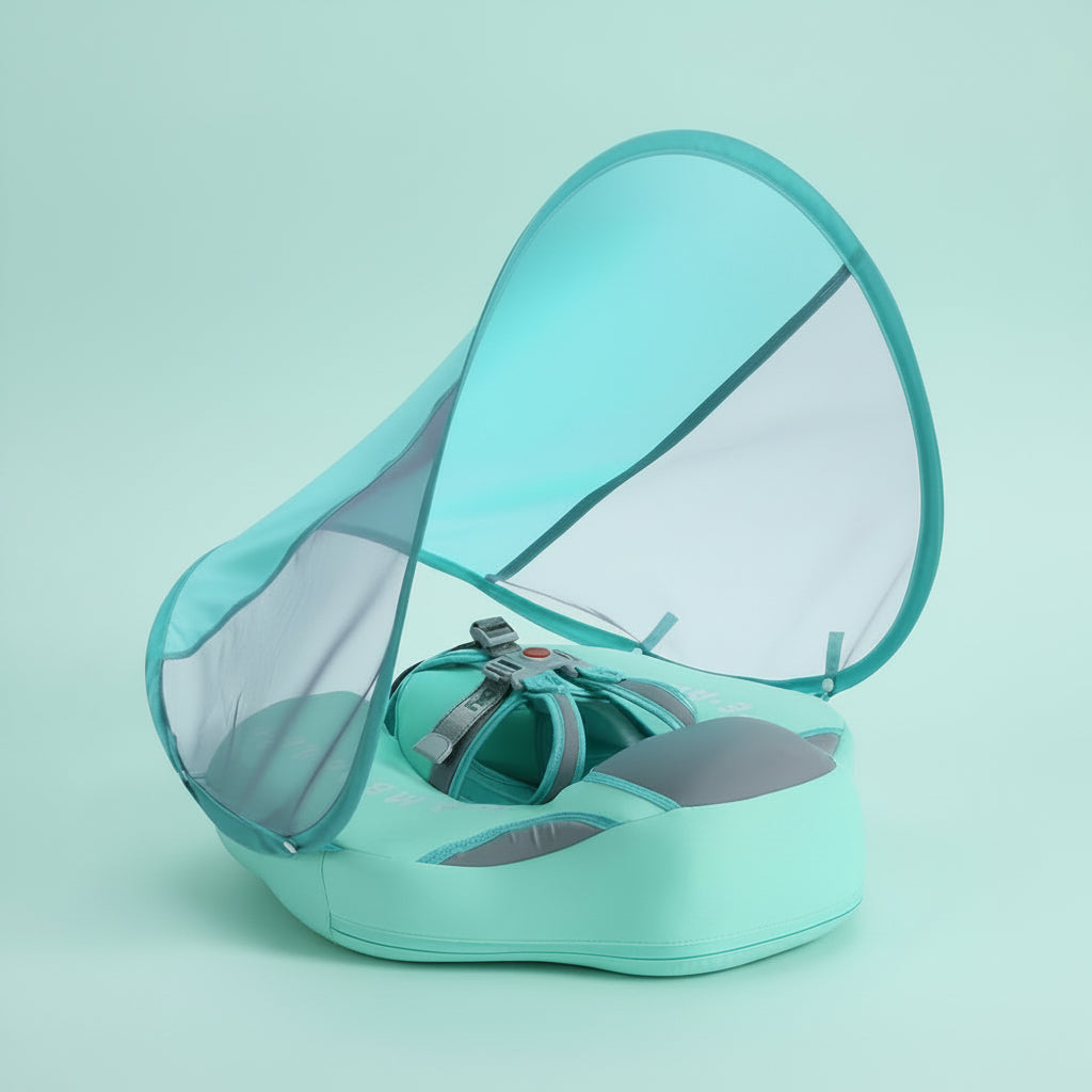 Baby Pool Float Infant Swimming Float Sunshade Design - Image 1