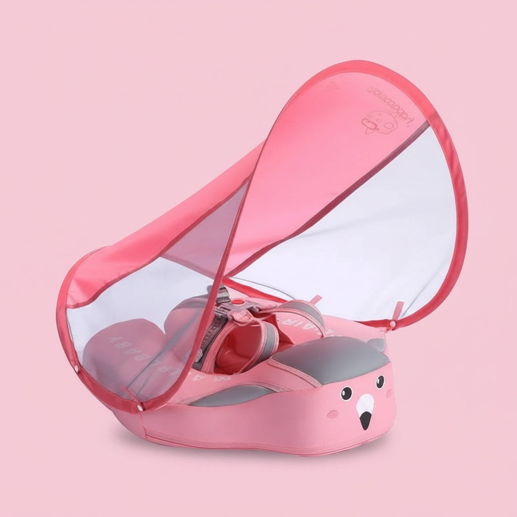 Baby Pool Float Infant Swimming Float Sunshade Design - Image 2