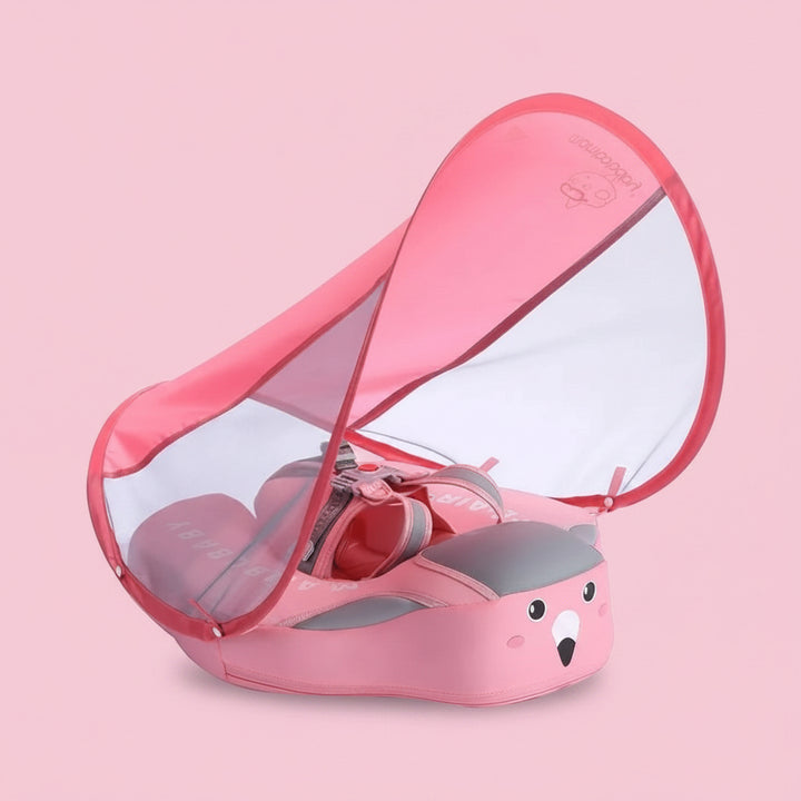 Baby Pool Float Infant Swimming Float Sunshade Design - Image 2