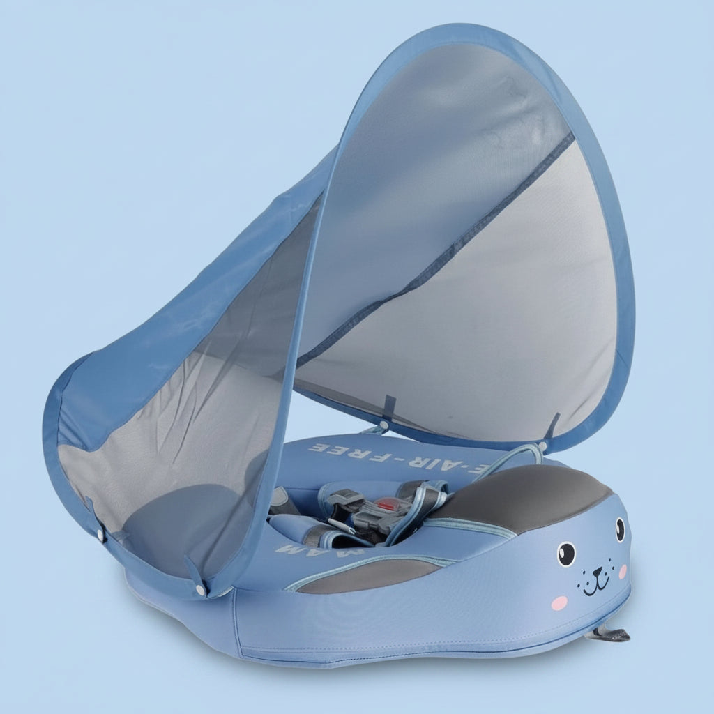 Baby Pool Float Infant Swimming Float Sunshade Design - Image 3