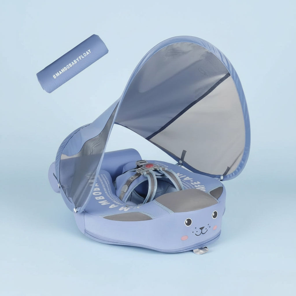 Baby Pool Float Infant Swimming Float Sunshade Design - Image 4