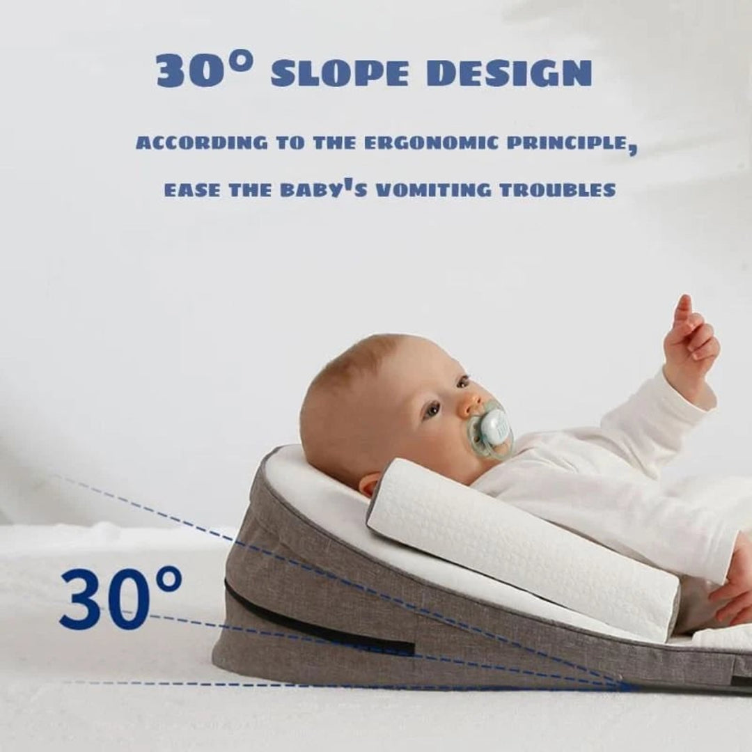 Baby Sleep Positioner Newborn Incline Wedge Support Bolster Anti Roll Pillow - Image 4