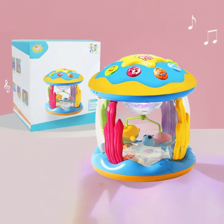Baby Musical Toy Carousel Lights Rotating Activity Play