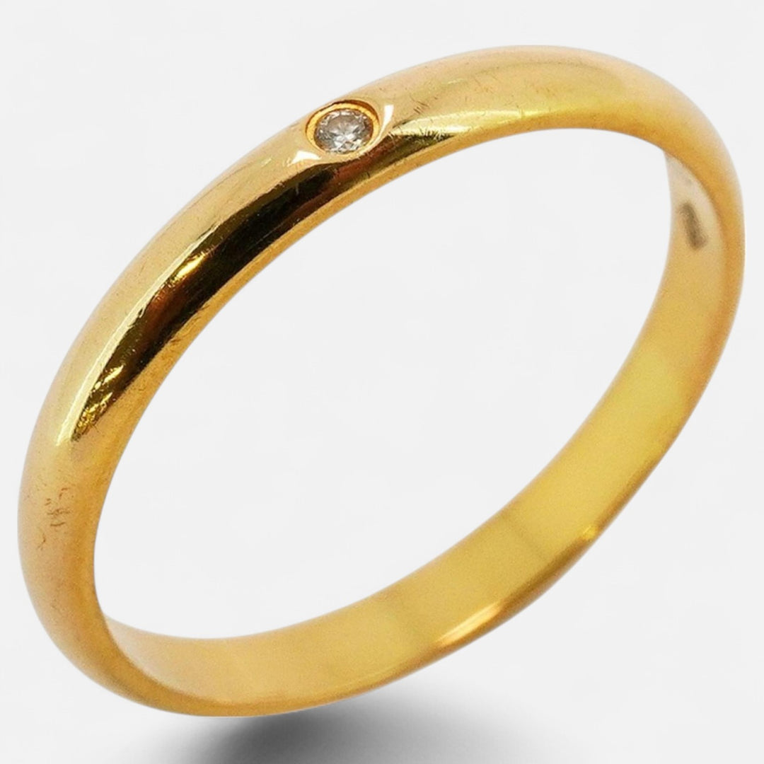 Celzoir | Women's Open Ring Crystal Heritage Style Gold