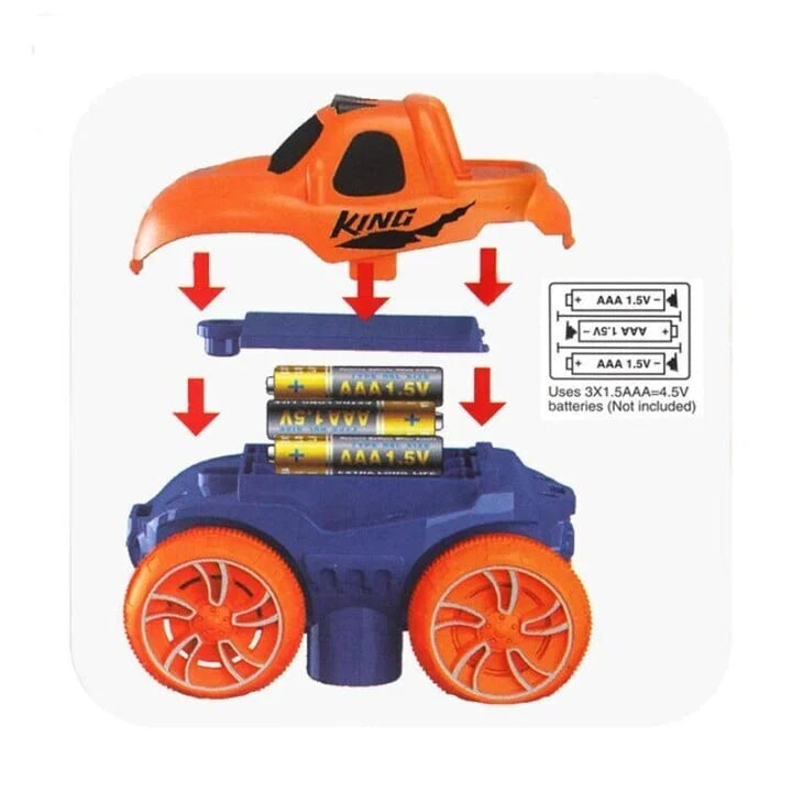 Car Track Toy Anti Gravity Flexible Race Track Set Kids