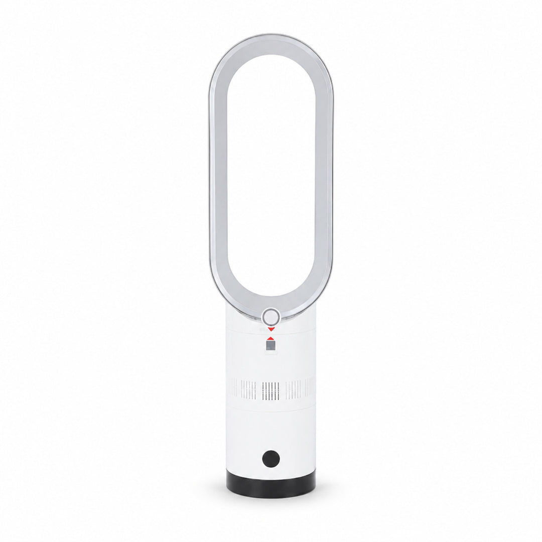 Bladeless Tower Fan Oscillating Standing With Airflow Control And Sleek White Design - Image 13