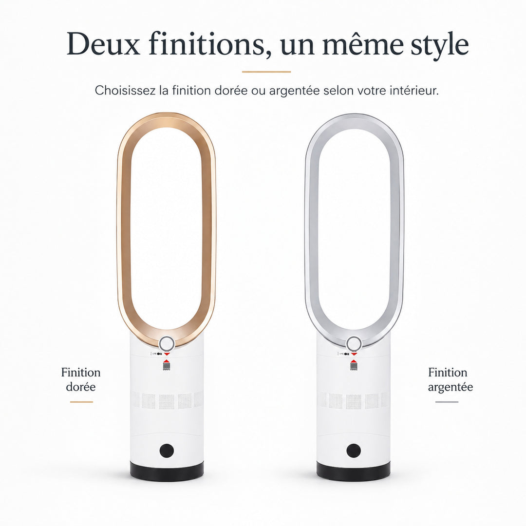 Bladeless Tower Fan Oscillating Standing With Airflow Control And Sleek White Design - Image 10