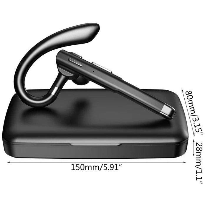 Bluetooth Headset Wireless Mic Handsfree Earpiece Noise Cancelling Charging Display - Image 12