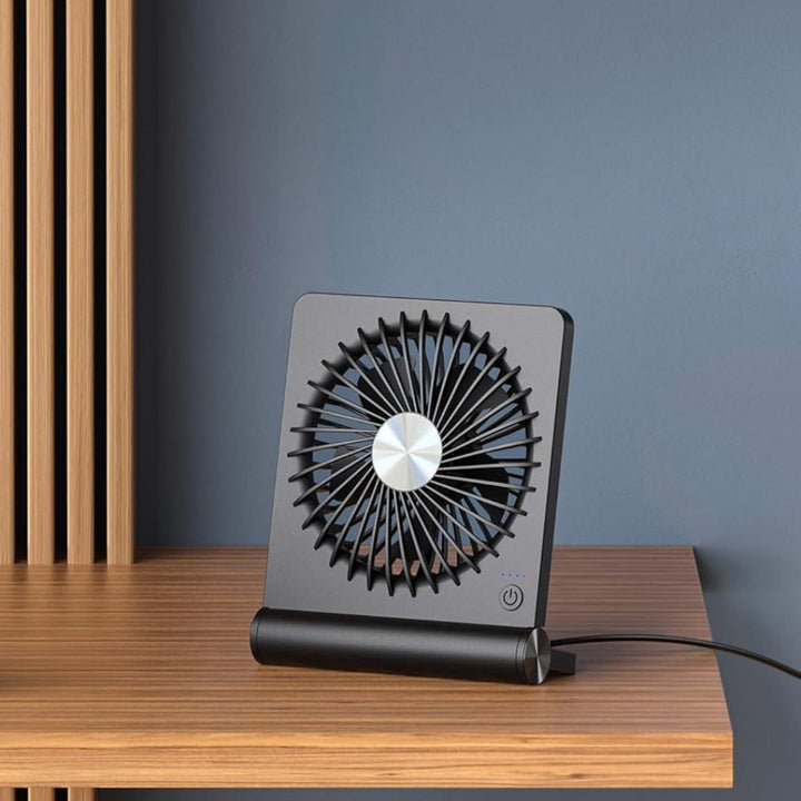 Box Fan Table Fan USB Compact Desktop Cooling 3 Speed Fan - Image 3