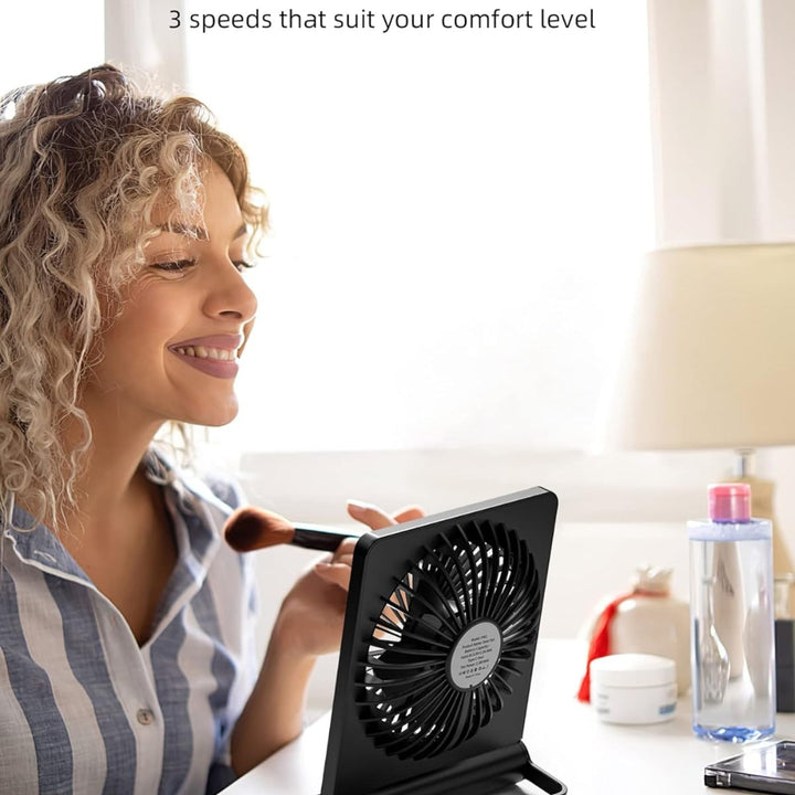 Box Fan Table Fan USB Compact Desktop Cooling 3 Speed Fan - Image 5
