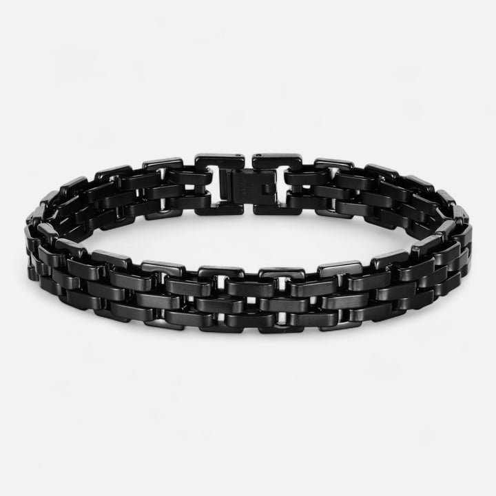 Celzoir | Bracelet Classy Homme à Maillons en Acier Inoxydable – Design Épuré et Finition Poli