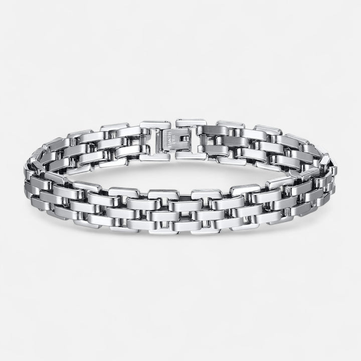 Celzoir | Bracelet Classy Homme à Maillons en Acier Inoxydable – Design Épuré et Finition Poli