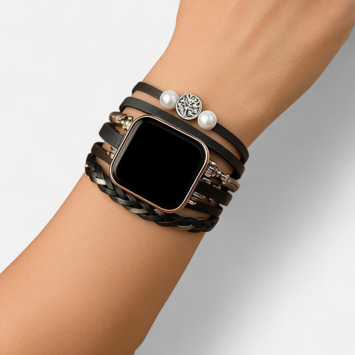 Celzoir | Bracelet Classy Femme Compatible Apple Watch – Design Élégant en Acier Inoxydable