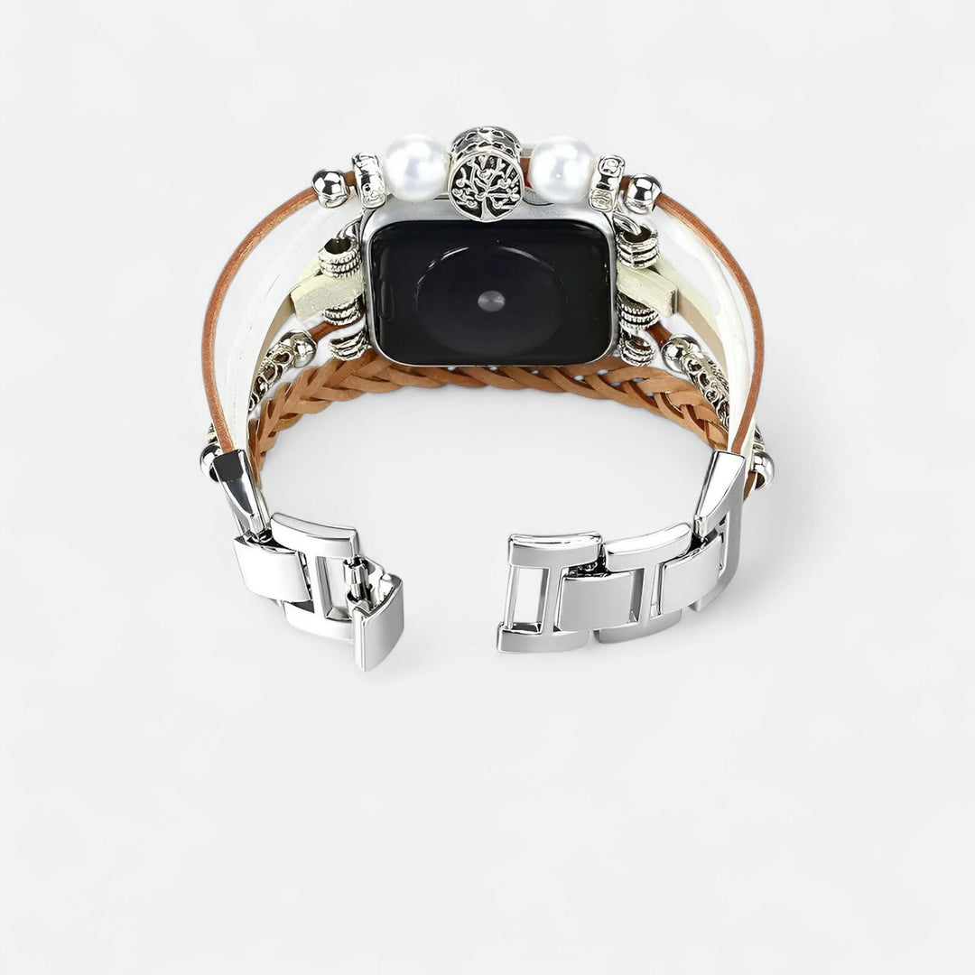 Celzoir | Bracelet Classy Femme Compatible Apple Watch – Design Élégant en Acier Inoxydable
