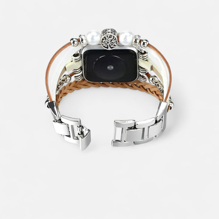 Celzoir | Bracelet Classy Femme Compatible Apple Watch – Design Élégant en Acier Inoxydable
