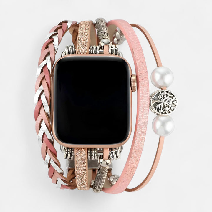 Celzoir | Bracelet Classy Femme Compatible Apple Watch – Design Élégant en Acier Inoxydable