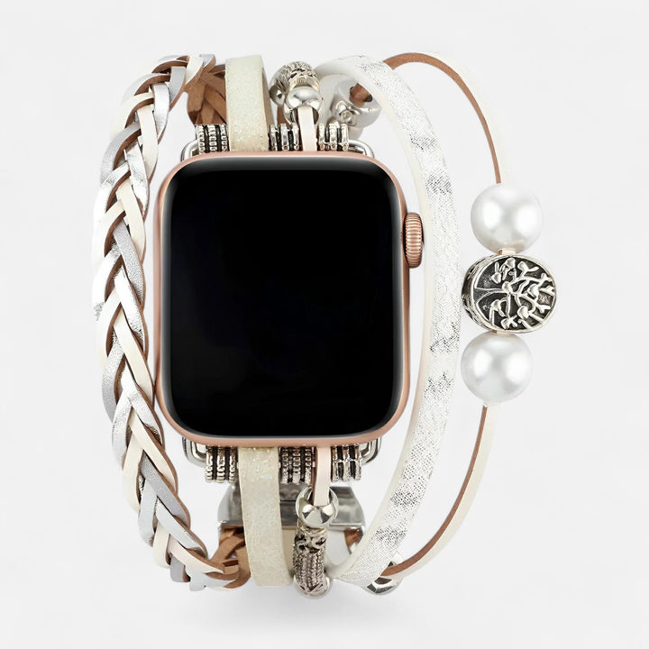 Celzoir | Bracelet Classy Femme Compatible Apple Watch – Design Élégant en Acier Inoxydable