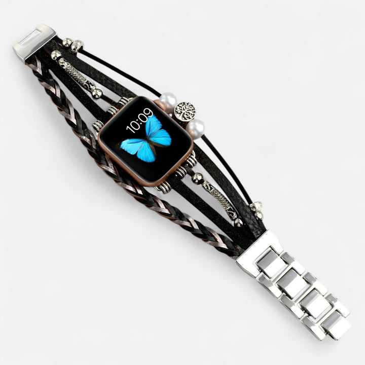 Celzoir | Bracelet Classy Femme Compatible Apple Watch – Design Élégant en Acier Inoxydable