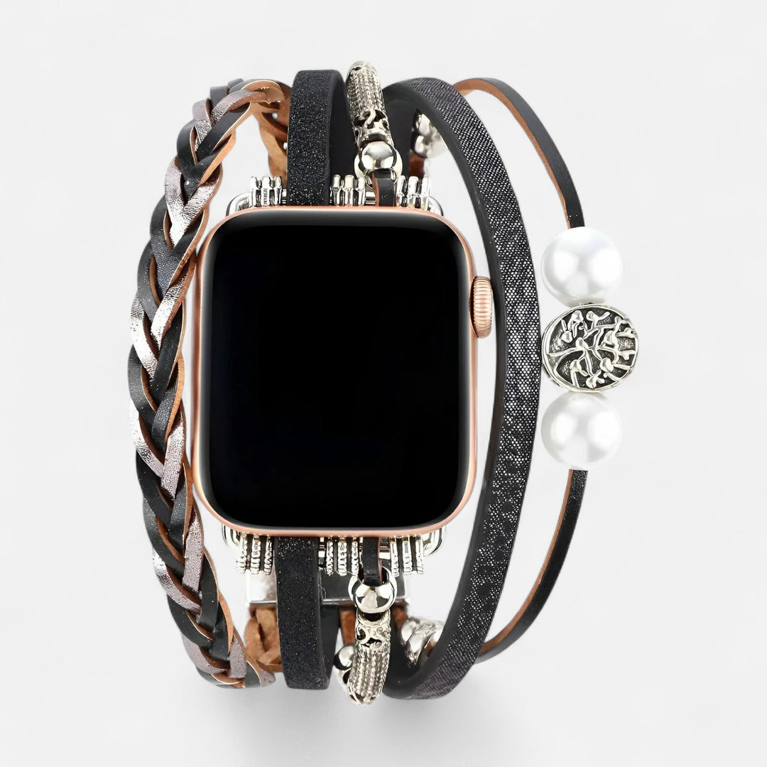 Celzoir | Bracelet Classy Femme Compatible Apple Watch – Design Élégant en Acier Inoxydable