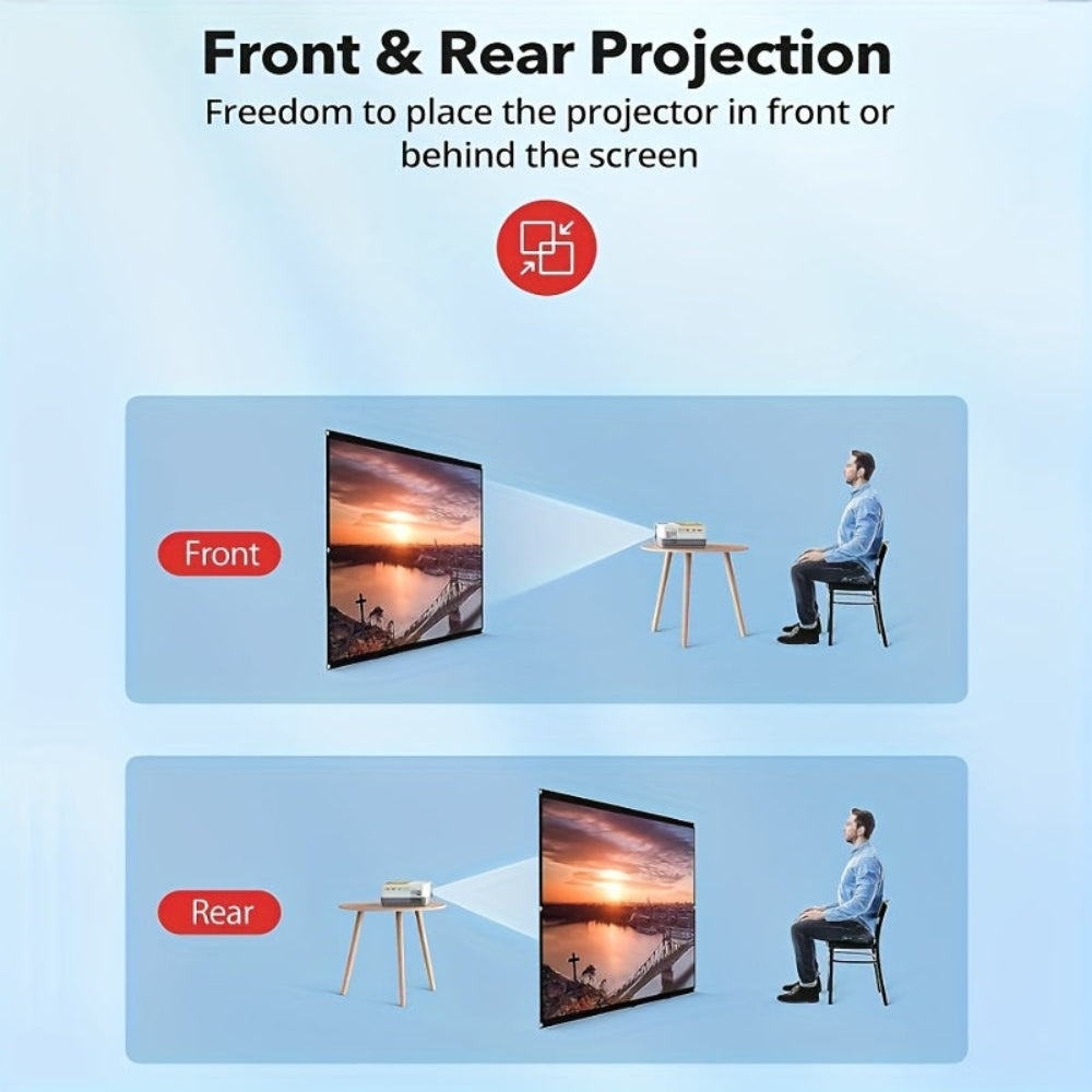Portable Projector Screen World Cup Home Use