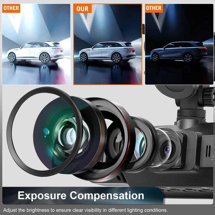 Car Dash Cam System 1080p Quad Camera With Night Vision And Parking Monitoring - Image 4