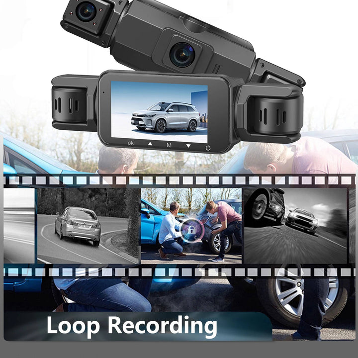 Car Dash Cam System 1080p Quad Camera With Night Vision And Parking Monitoring - Image 7