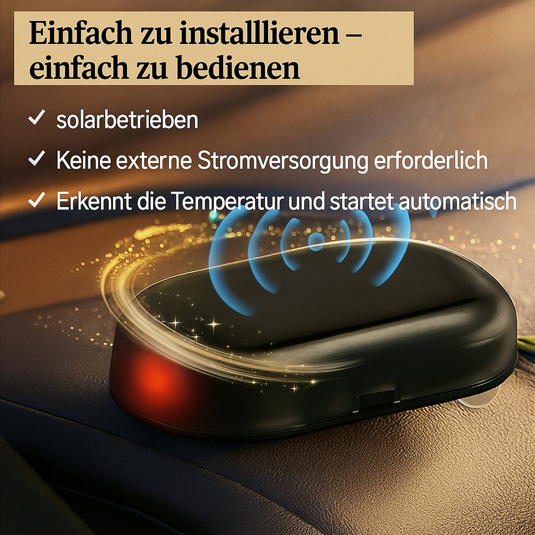 Car Defroster Device For Windshield Snow And Ice Prevention With Adhesive Dashboard Mount - Image 4