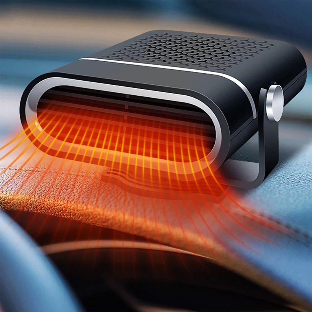 Car Defroster Portable Heater For Interior Windshield With 360-Degree Rotating Base - Image 1