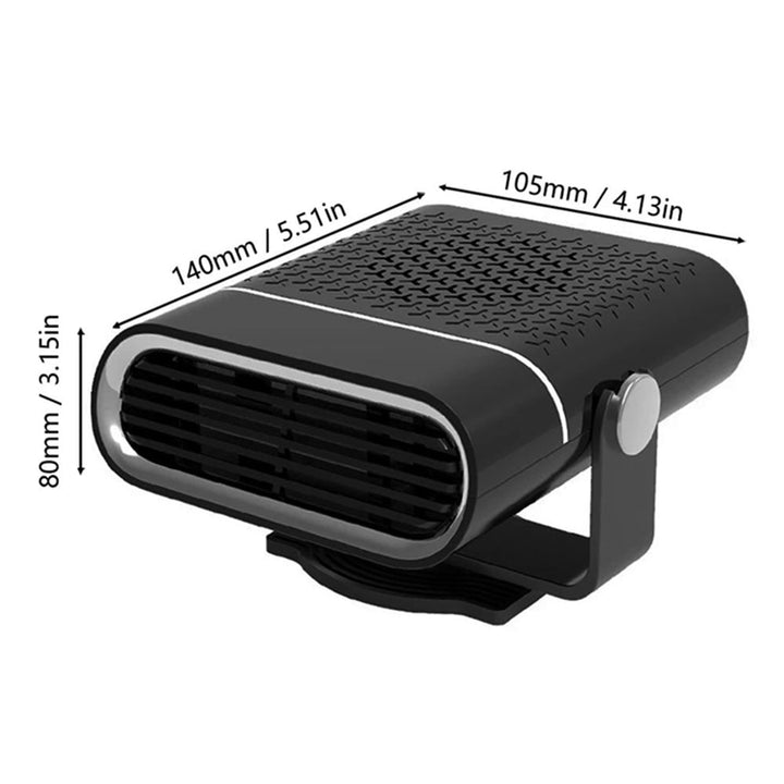 Car Defroster Portable Heater For Interior Windshield With 360-Degree Rotating Base - Image 9