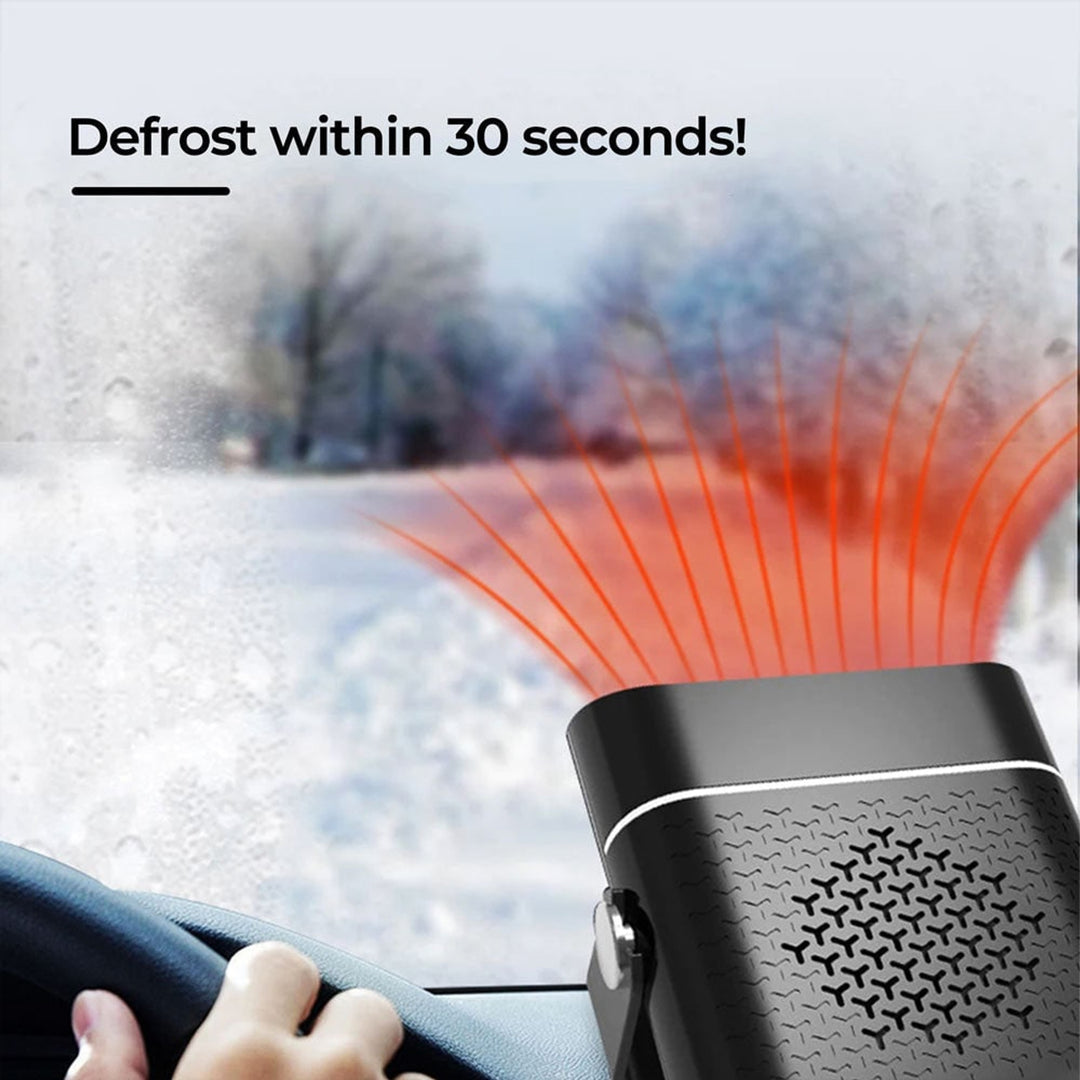 Car Defroster Portable Heater For Interior Windshield With 360-Degree Rotating Base - Image 2