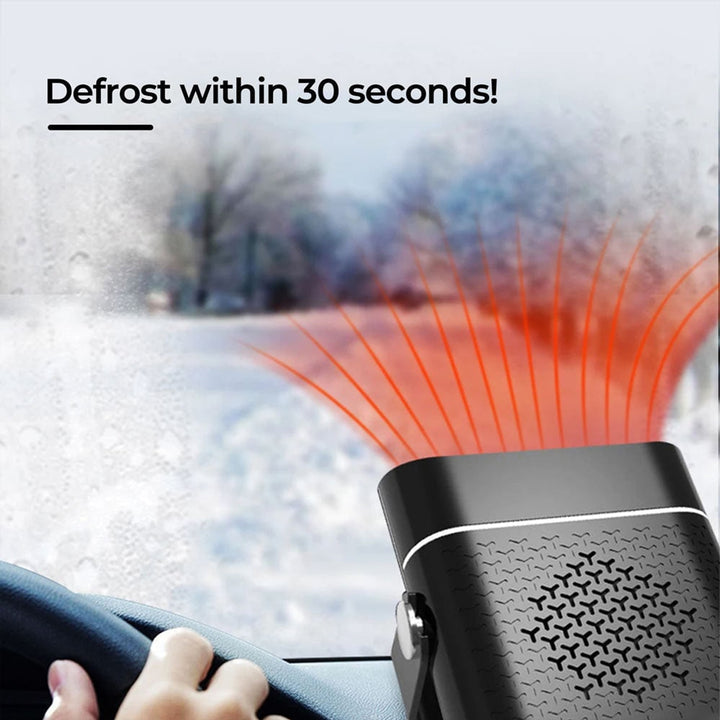 Car Defroster Portable Heater For Interior Windshield With 360-Degree Rotating Base - Image 2