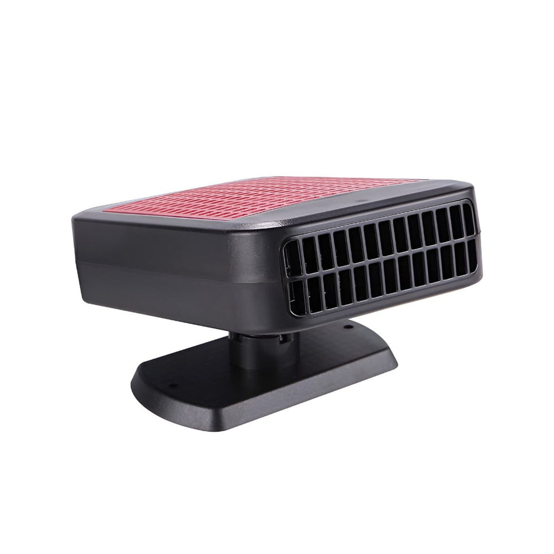 Car Defroster Portable Heater Windshield 12V With Swivel Base Black Orange Grille - Image 10