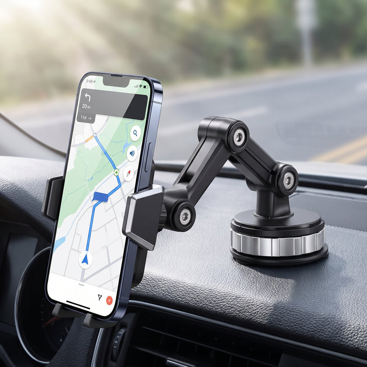 Car Phone Holder Suction Cup Dashboard Windshield Mount With Adjustable Arm For Smartphone - Image 8