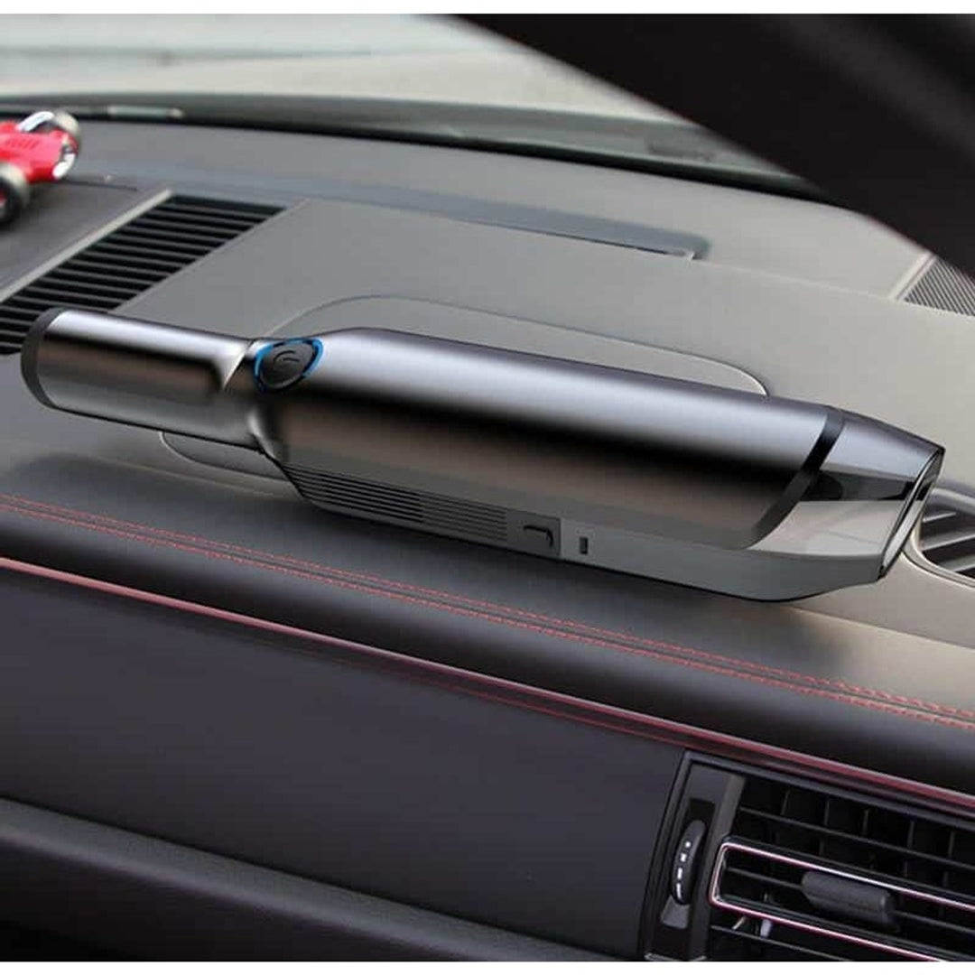 Car Vacuum Cleaner Handheld Cordless Plastic Transparent Dustbin Compact Stick Unit - Image 3