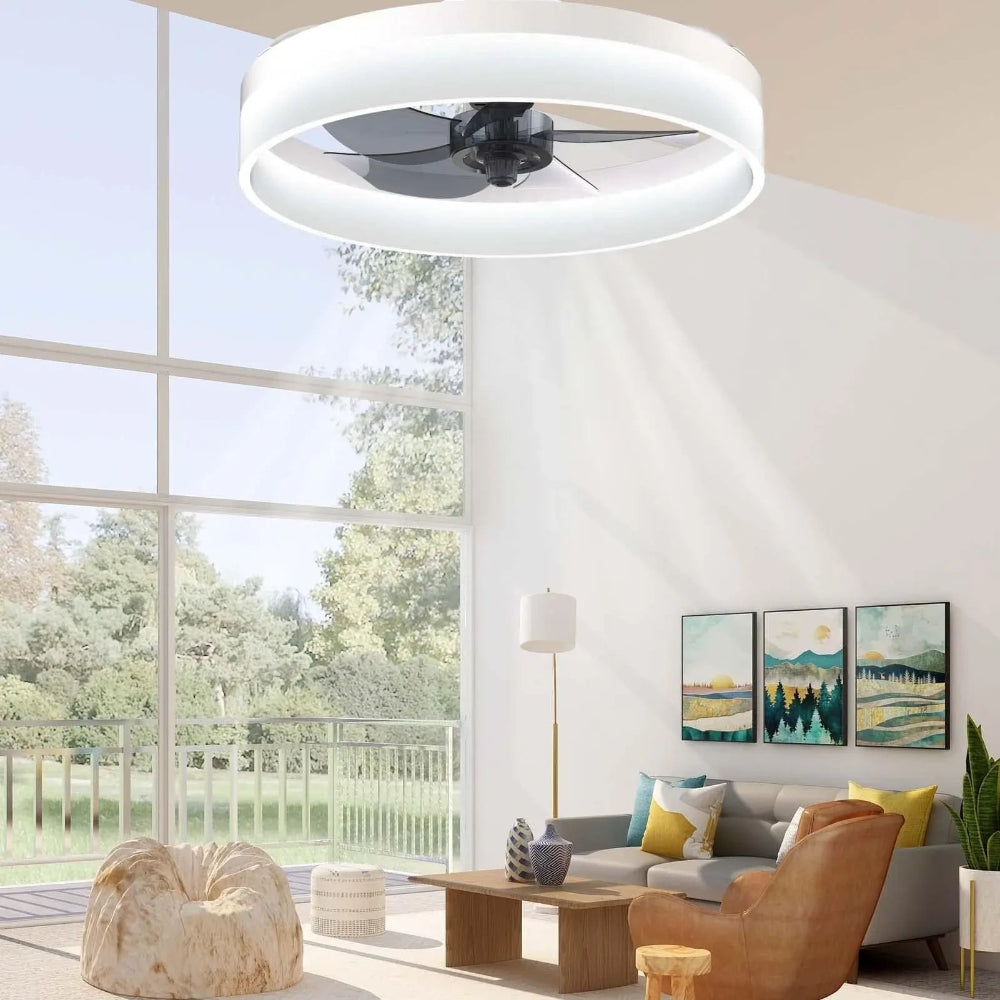 Ceiling Fan Cooling Remote Control LED Dimmable Led Light - Image 7