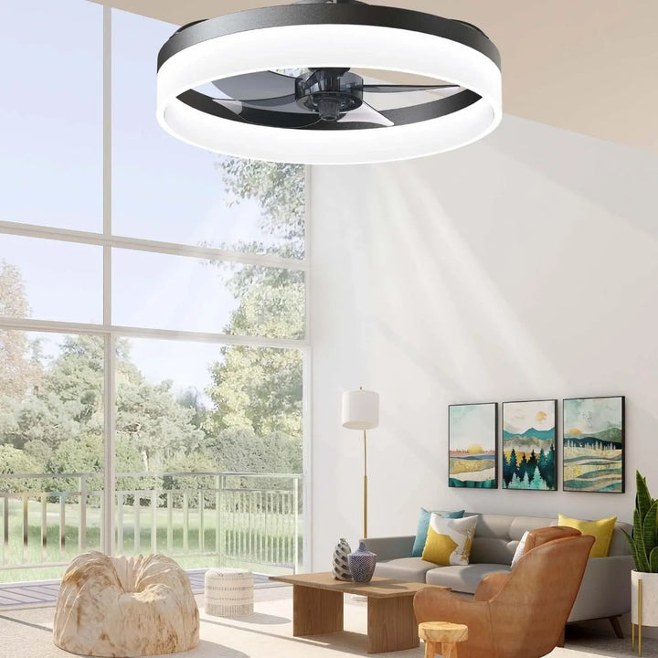 Ceiling Fan Cooling Remote Control LED Dimmable Led Light - Image 8